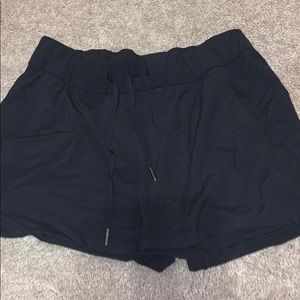 Black lulu lemon shorts